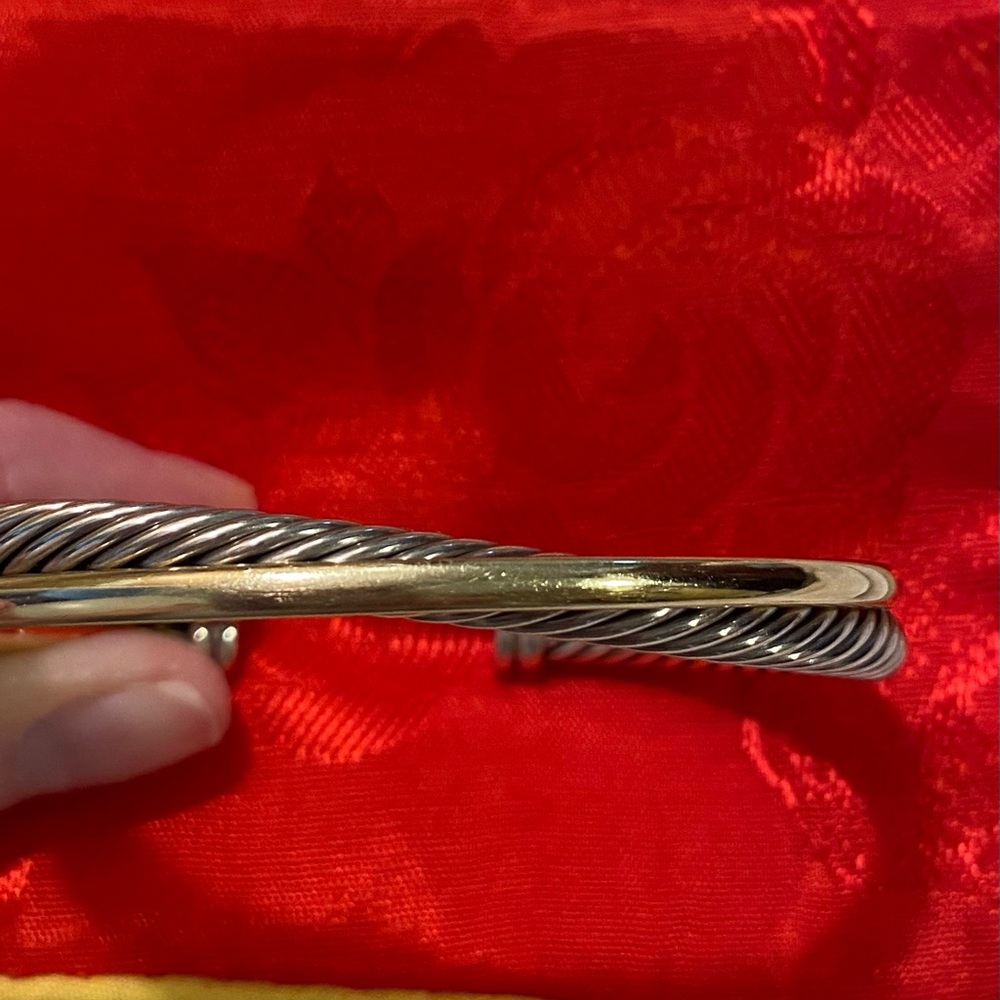 David Yurman Gold and Silver Bracelet